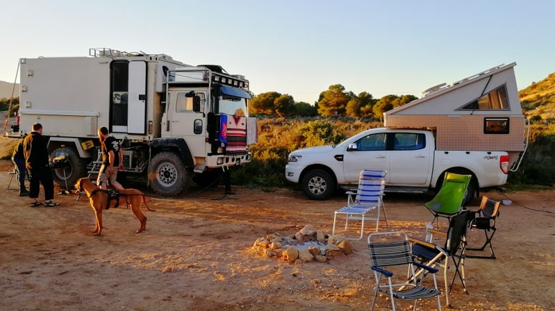 Spanien mit dem Wohnmobil Offroad Truck